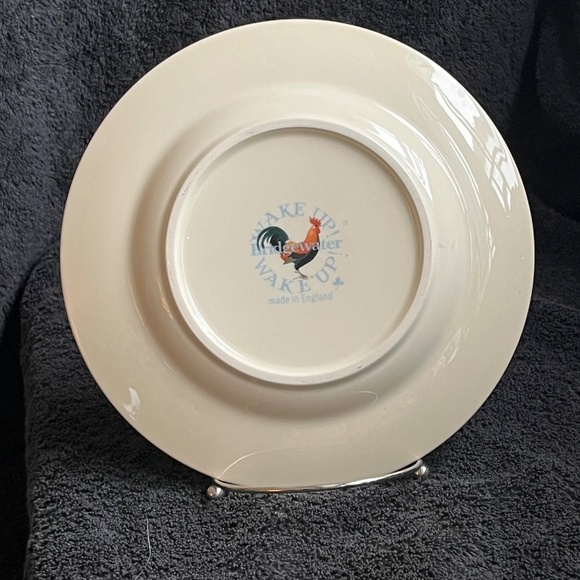 Emma Bridgewater Hen & Toast Early To Bed & Roosters SALAD Accent Plate 8.5" - Picture 5 of 11